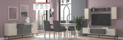 Bianco Yemek Odası Takımı